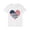 White, variant on GERsome American Flag T-Shirts Cotton Short Sleeves Graphic Tee for Toddler Girls Boys, Unisex Kids Crewneck 4th of July Patriotic Tops, Sizes 4-5 Years