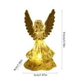 thumbnail image 3 of DefiDgd Christmas Crystal Angel Night Light Tabletop Decoration,Battery Operated Warm Light Statue Light for Home Office Table Holiday Table Centerpiece Decoration, 3 of 7
