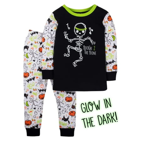 Halloween Little Star Organic Baby & Toddler Boy Cotton Snug Fit Pajamas, 2-Piece Set