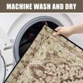 thumbnail image 5 of Washable Vintage Kitchen Mat 31"x20" Non Slip Soft Plush Low Profile Kitchen Rug, Distressed Medallion Oriental Style Sink Mat for Laundry Room Bedroom Office, 5 of 6