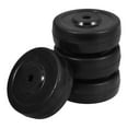 thumbnail image 1 of NIYANGLE 4 Pcs Roues en Caoutchouc Roues Pivotantes en Caoutchouc Pièces de Rechange Noires Chauffage de Patio, 1 of 7