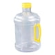 thumbnail image 2 of Botella de agua reutilizable, cubo de almacenamiento de agua de 2,5 l, asa portátil, multifuncional amarillo, 2 of 8