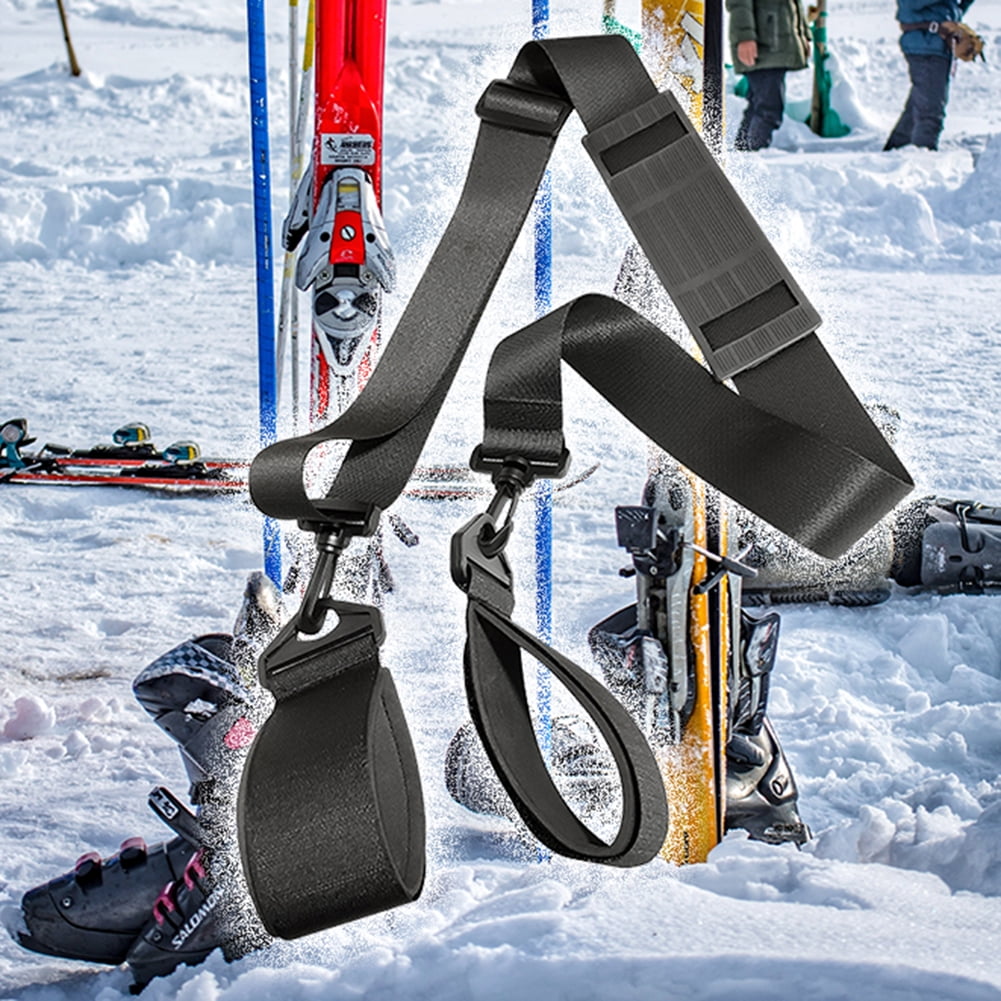 Double Cross Country Nordic Skiing Snowboard Alpine Snow Board Detachable Holder 