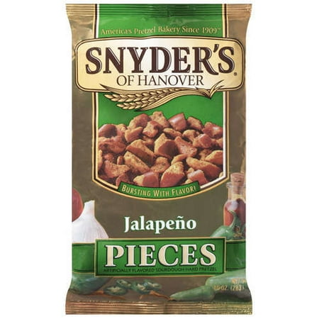 Snyder's Of Hanover: Hard Sourdough Jalapeno Pretzel Pieces, 10 Oz