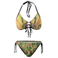 thumbnail image 7 of The Legend Of Zelda Women Bikini Set Sexy Two Pieces Halter String Swimsuit Triangle Briefs Tie Side Bottom, 7 of 7