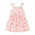 thumbnail image 2 of Summer Toddler Baby Girls Sleeveless Sling Dress Graphic Print Children's Clothing, 2 of 3