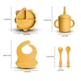 thumbnail image 2 of 5-Piece Food-Grade Silicone Baby Tableware Set - Perfect for Feeding  Learning  and Growing!, 2 of 4