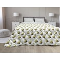 thumbnail image 1 of Vegetables Down Alternative Comforter, Pattern of Healthy Organic Carrot Silhouettes Illustrated in Watercolor Style, Microfiber Quilt for All Season, 5 Sizes, Multicolor, by Ambesonne, 1 of 3