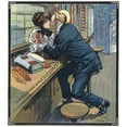 thumbnail image 2 of Gordon Grant 20x22 Gold Ornate Framed and Double Matted Museum Art Print Titled - Shoplifting (1910), 2 of 4