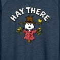 thumbnail image 3 of Peanuts - Snoopy Scarecrow Hay There - Women's Lightweight French Terry Long Sleeve Shirt, 3 of 6