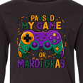 thumbnail image 4 of Inktastic I Paused My Game for Mardi Gras Gaming Long Sleeve Youth T-Shirt, 4 of 5
