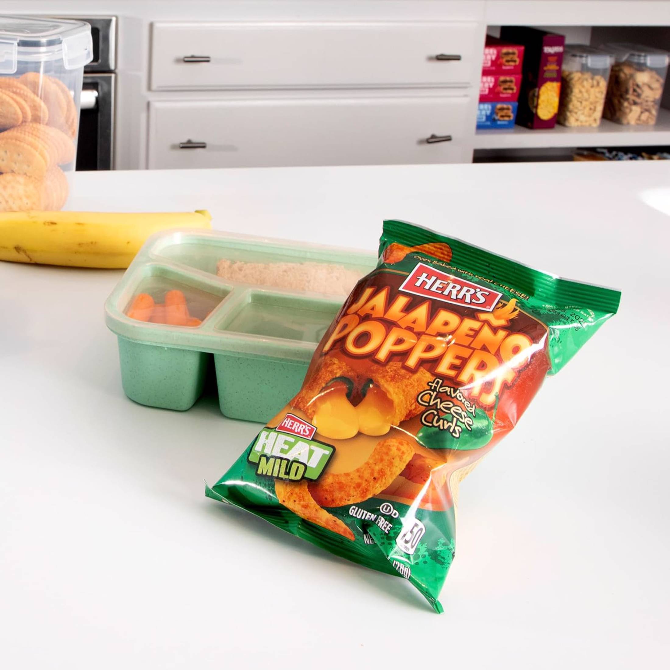 Herr's Jalapeno Cheese Curls, 6oz Bag in Resealable Plastic Packaging