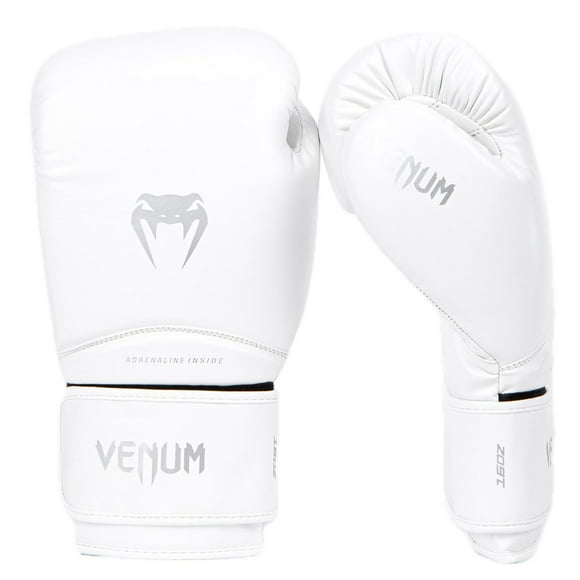 Guantes de Boxeo Venum Contender 1.5 Blanco Plata 283g