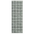 thumbnail image 5 of Yesurprise 2x6ft Distressed Plaid Runner Area Rugs - Washable, Green, for Entryway, Hallway, Kitchen, Farmhouse Style, 5 of 7