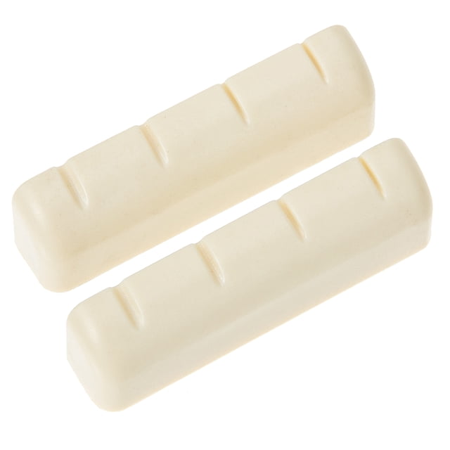 Miangastore Banjo String Nuts Made of ABS for Clearer Richer Melody White Color 2 Pieces