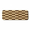 thumbnail image 1 of Checkered Computer Mouse Pad, Empty Checkerboard Wooden Seem Mosaic Texture Image Chess Game Hobby Theme, Rectangle Non-Slip Rubber Mousepad Large, 31" x 12", Brown Pale Brown, by Ambesonne, 1 of 2