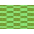 thumbnail image 1 of Ahgly Company Machine Washable Indoor Rectangle Transitional Emerald Green Area Rugs, 4' x 6', 1 of 7