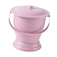 thumbnail image 2 of Bothyi Spittoon Urinal with Lid,Potty Urinal Bucket, Portable Bedpan ,Household Urinal Pink, 2 of 8