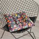 thumbnail image 1 of Nvzi 4pcs Cushion Garden Terrace Home Kitchen Office Thick Comfortable Cushion 15.74*15.74inch (Purple C), 1 of 5