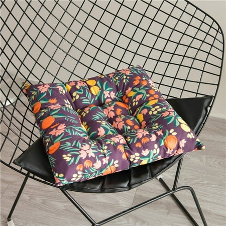 

Nvzi Cushion Garden Terrace Home Kitchen Office Thick Comfortable Cushion 15.74*15.74inch (Purple C)