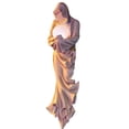 thumbnail image 2 of Halloween Ghost Resin Statue with LED Light, 2.75*9.84 Inch Faceless Hooded Ghost Figurine with Glowing Orb, Spooky Gothic Decorative Lamp for Home, Party & Wall Display, 2 of 6
