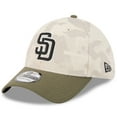 thumbnail image 3 of Men's New Era Light Beige/Olive San Diego Padres 2025 Armed Forces Day 39THIRTY Flex Hat, 3 of 5