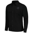 thumbnail image 2 of Men's Antigua Black Portland Timbers Streamer Diamond Button-Up Shacket, 2 of 4