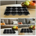 thumbnail image 3 of CTIRCHIU 10pcs Fruit Display Tray Plastic Black Rack Prevent Rolling For Grocery Store Use, 3 of 6