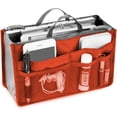 thumbnail image 1 of AMERTEER Organizer Insert Bag Polyester 20L Grande Capacité Cosmétique Housse de Voyage Multicolore Portable Sac à Main, 1 of 8