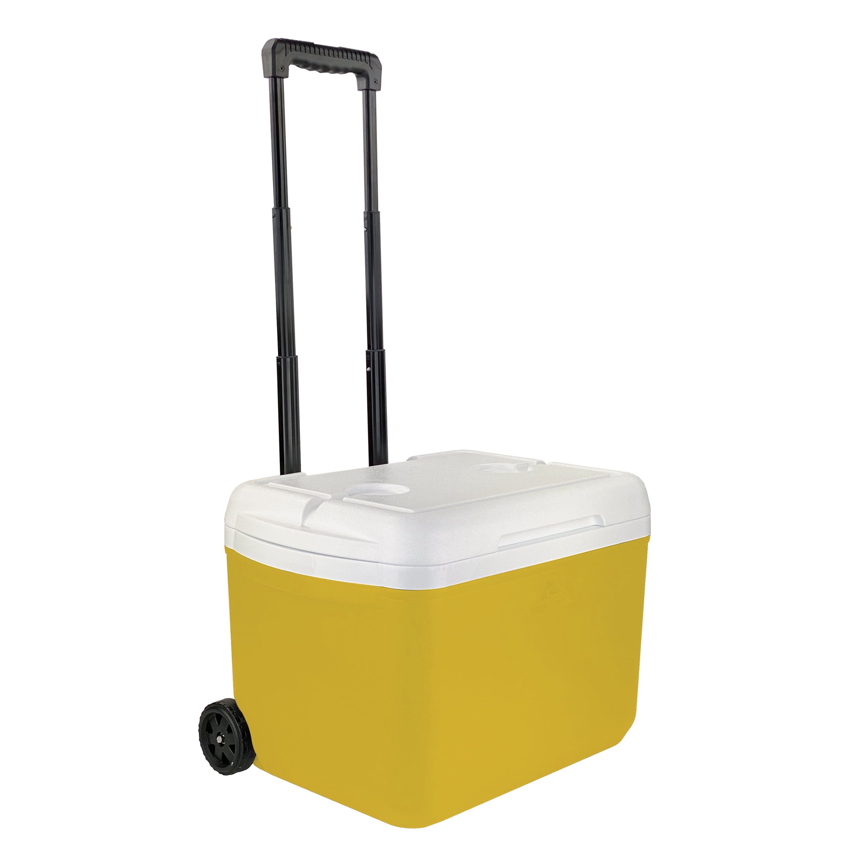 Ozark Trail 30QT Rolling Hard Side Cooler, Yellow Gold