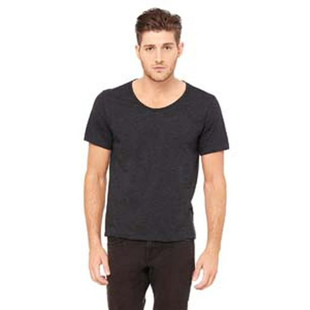 Playera cuello amplio hombre deals