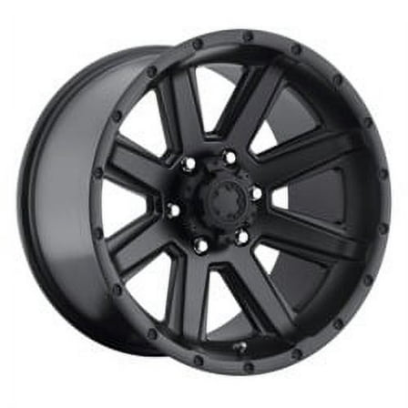 Ultra 195SB Crusher 17x8 6x139.7  10et Satin Black Satin Clear Coat Wheel Fits select: 1999-2007 CHEVROLET SILVERADO, 1995-2006 CHEVROLET TAHOE