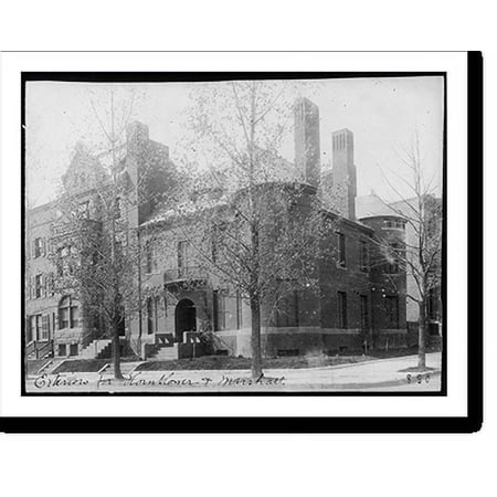 Historic Print, [Unidentified Washington, D.C., building exterior], 18" x 24"