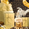 thumbnail image 3 of Gold Tissue Paper, 100 Sheets Metallic Gift Wrapping Paper for Birthday Party,Anniversary Valentine'S Day Decoration, 3 of 6