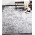 thumbnail image 4 of 7' X 10' Silver Gray And White Abstract Stain Resistant Area Rug, 4 of 4