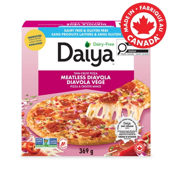 Daiya Dairy Free Gluten Free Diavola Pizza, Vegan (Frozen), 369g