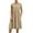 Khaki dresses for women 2023, variant on Wycnly Womens Dresses Casual Pocket Loose Smocked Swing Tunic Tshirt Knee-Length Dresses Short Sleeve Round Neck Solid Midi Summer Dress Khaki S Clothes