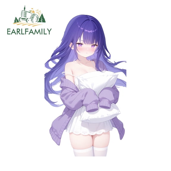 EARLFAMILY 5.1" Raiden Shogun Car Sticker Rearview Mirror Motorcycle Surfboard Occlusion Scratch Waterproof Vinyl Decal Fashion Decor