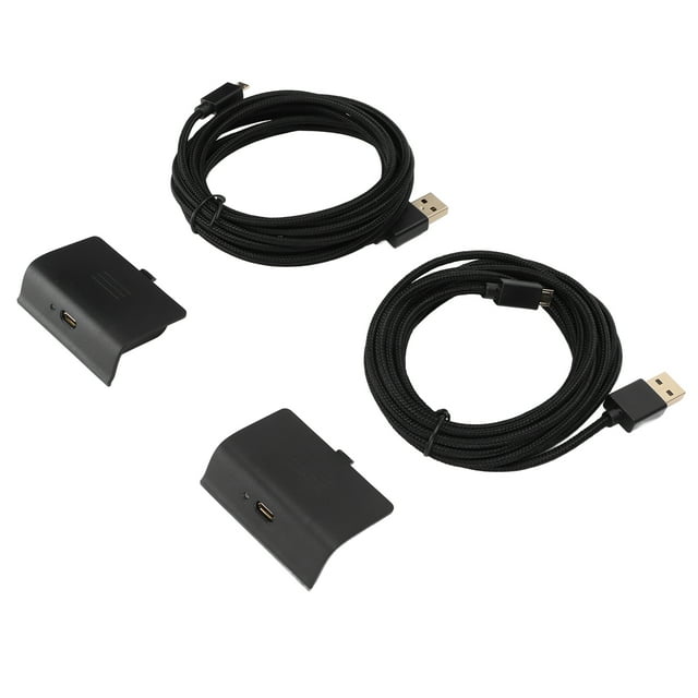 Batterie de Remplacement pour Manette, 2 Pcs Pack de Batterie pour Manette Kit de Jeu et de Charge Batterie Rechargeable pour Manette Élégant et Moderne