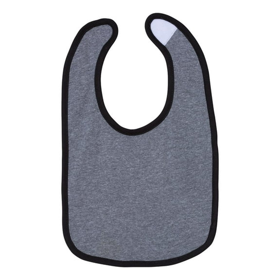 Rabbit Skins Infant Contrast Trim Premium Jersey Bib