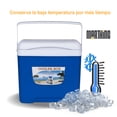 thumbnail image 3 of Hielera Portátil 15L Mediana Profesional Conservador Camping Marthing Conservadora de Alta Resistencia para Alimentos y Bebidas ideal para Viajes, Playa, Camping, Picnic Azul y Blanco, 3 of 9