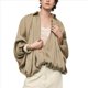 thumbnail image 1 of Chaqueta Abullonada para Mujer, Casual, con Mangas de Murciélago, Cuello Solapa, Cremallera, Chaquetas Urbanas Plisadas de Gran Tamaño Caqui L, 1 of 10