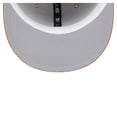 thumbnail image 5 of Men's New Era  Khaki Texas Longhorns Throwback Two-Tone 59FIFTY Fitted Hat, 5 of 5