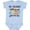 AE-Light Blue, variant on My Granny Loves Me with Sloth and Hearts Boys or Girls Baby Bodysuit