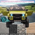 thumbnail image 6 of Historyli 24V Ride On Car, 2 Seater Ride On Car Truck, Electric Car, with Parent Remote Control, Green, 6 of 9