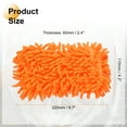 thumbnail image 2 of Uxcell 2pcs Car Wash Sponge 8.7" x 4.3" Chenille Microfiber Mitt Scratch-Free Absorbent Scour Scrubber Cleaning Sponge for Washing Detailing on Cars, Boats, RVs, Orange, 2 of 6