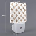 thumbnail image 2 of Balery Retro Squirrel Luz Nocturna LED con Sensor Automático, Enchufe con Sensor Crepuscular, Luz Suave de 0.5W para Dormitorio, Pasillo, Baño-EU, 2 of 7