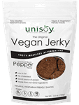 Unisoy Vegan Jerky Cracked Black Pepper, 3.5 oz