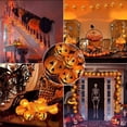thumbnail image 4 of Calabaza De Halloween Luces De Cadena Luces De Cadena De Vacaciones Led Alimentadas Por Batería Luces De Calabaza Naranja 3D Para Decoraciones De Halloween sonducket HA046504-02, 4 of 6