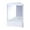 white, variant on Mornei Non Reversing Mirror Cosmetic Mirror Smooth Real ME Mirror Freestanding Inverted L